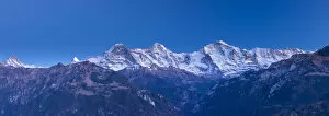Images Dated 15th November 2018: Eiger, Monch & Jungfrau mountains, Berner Oberland, Switzerland