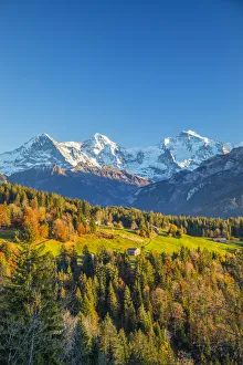 Eiger, Monch & Jungfrau mountains, Berner Oberland, Switzerland