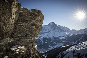 Eiger mountain & Grindelwald First, Grindelwald, Jungfrau Region, Berner Oberland, Switzerland