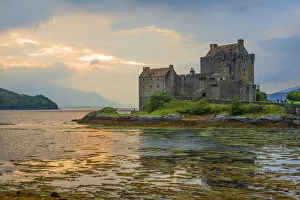 Images Dated 2nd July 2021: Eilean Donan Castle, Dornie, Loch Duich, Highlands, Scotland, Great Britain