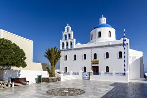 Thira Prints: Ekklisia Agios Onoufrios church, Oia, Santorini, South Aegean, Greece