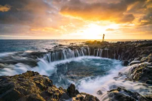 El Bufadero de La Garita, Province of Las Palmas, Gran Canaria, Canary Islands, Spain