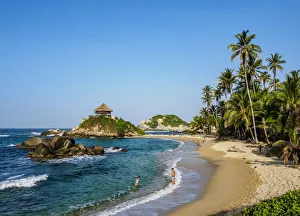 San Juan Prints: El Cabo San Juan del Guia beach, Tayrona National Natural Park, Magdalena Department