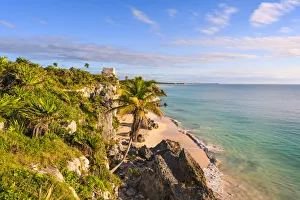El Castillo, Ruins of Tulum, Tulum, Quintana Roo, Mexico