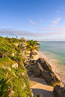 El Castillo, Ruins of Tulum, Tulum, Quintana Roo, Mexico