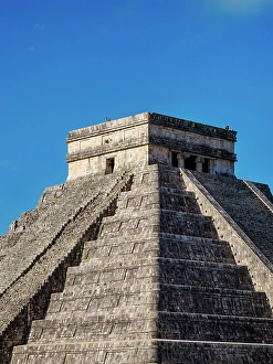 El Castillo Prints: El Castillo or Temple of Kukulcan, Chichen Itza, Yucatan State, Mexico