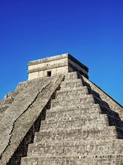 Great City Prints: El Castillo or Temple of Kukulcan, Chichen Itza, Yucatan State, Mexico