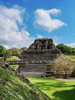 Plaza A Prints: El Castillo, Xunantunich Archaeological Site, Cayo District, Belize