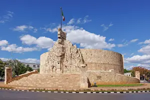 Merida Prints: El Monumento a la Bandera (Flag Monument) on the Paseo de Montejo, Merida, Yucatan, Mexico