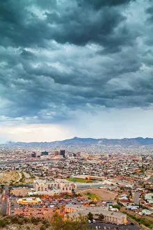 Places Prints: El Paso City Skyline, Texas, USA