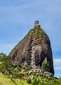 Images Dated 7th December 2018: El Penon de Guatape, Rock of Guatape, Antioquia Department, Colombia