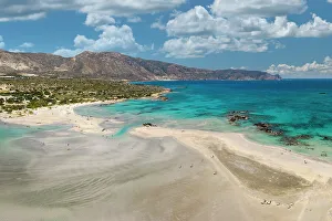 Chania Prints: Elafonisi beach, west coast, Chania, Crete, Greek Islands, Greece