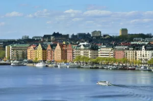 The elegant quarter of Norr Malarstrand. Stockholm, Sweden