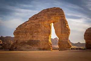 Arabia Prints: Elephant Rock (Jabal AlFil) near Al-Ula, Medina Province, Saudi Arabia