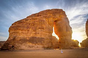 Arabia Prints: Elephant Rock (Jabal AlFil) near Al-Ula, Medina Province, Saudi Arabia