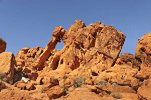 Images Dated 8th June 2021: Elephant Rock, Valley of Fire State Park, Nevada, USA