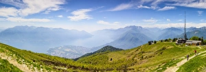 Elevated view over Lake Maggiore from Cardada Cimetta, Locarno, Tessin, Ticino Elevated view over Lake Maggiore from Cardada Cimetta, Locarno, Tessin, Ticino
