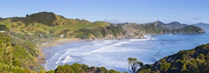 Aotearoa Prints: Elevated View Over Sandy Bay, Tutukaka, Northland, North Island, New Zealand