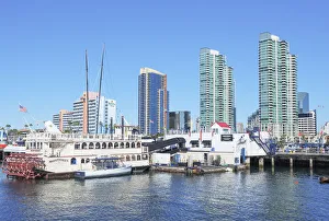Embarcadero Marina view, San Diego, California, USA