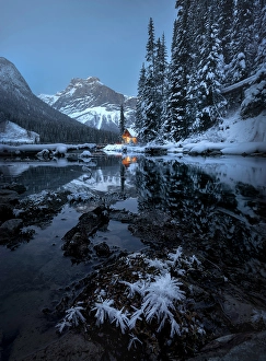 British Columbia Prints: Emerald Lake, Yoho National Park, British Columbia, Canada