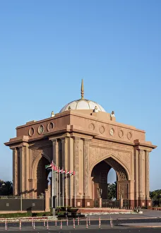 Emirates Palace Hotel Entrance Gate, Abu Dhabi, United Arab Emirates