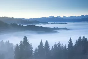 Above The Clouds Collection: Emmental Valley and the Bernese Alps, Berner Oberland, Switzerland