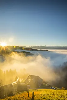 Emmental Valley and the Bernese Alps, Berner Oberland, Switzerland