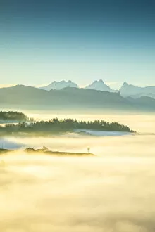 Images Dated 15th November 2018: Emmental Valley and the Bernese Alps, Berner Oberland, Switzerland