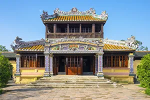 Viet Nam Prints: Emperors Reading Room, Imperial City, Huế, Thừa