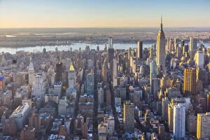 Images Dated 19th November 2015: Empire State Building and Midtown Manhattan, New York City, New York, USA