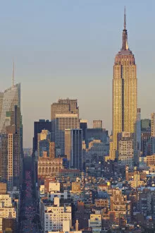 Images Dated 27th October 2011: Empire State Building & Midtown skyline, Manhattan, New York City, USA