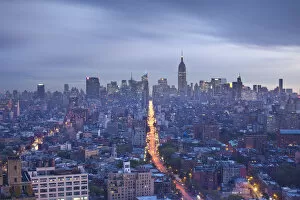 Images Dated 27th October 2011: Empire State Building & Midtown skyline, Manhattan, New York City, USA