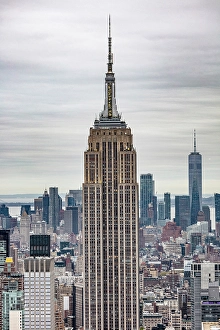 Rockerfeller Centre Prints: Empire State Building from the Rockerfeller Centre