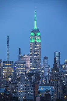 Empire State Building from Soho, Manhattan, New York City, USA