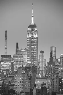 Empire State Building from Soho, Manhattan, New York City, USA