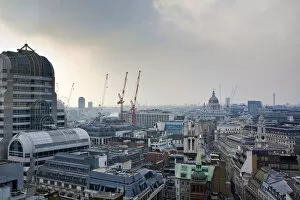 Images Dated 22nd October 2009: Endland, London, City skyline from The Lloyds building
