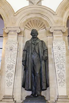England, Cambridgeshire, Cambridge, Sedgwick Museum of Earth Sciences, Statue of Adam