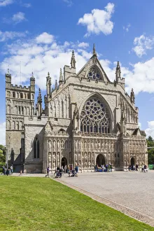 Images Dated 30th November 2017: England, Devon, Exeter, Exeter Cathedral