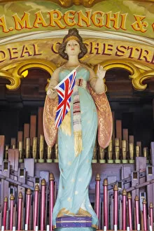 Images Dated 21st November 2012: England, Dorset, Blanford, The Great Dorset Steam Fair, Barrel Organ Detail