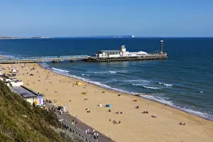 England, Dorset, Bournmouth, Bournmouth Beach and Pier