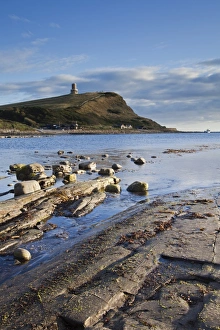 England, Dorset, Kimmeridge Bay. The rocks at Kimmeridge Bay were formed in the Jurassic period