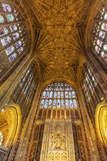 Images Dated 14th January 2022: England, Dorset, Sherborne, Sherborne Abbey, Interior View