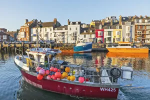 Images Dated 14th January 2022: England, Dorset, Weymouth, Weymouth Harbour, Fishing Boat Departing