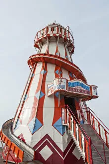 Images Dated 17th October 2013: England, East Anglia, Essex, Clacton-on-Sea, Clacton Pier, Helter-Skelter