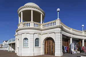 England, East Sussex, Bexhill on Sea, The De La Warr Pavilion, Promenade Art Deco Cupola