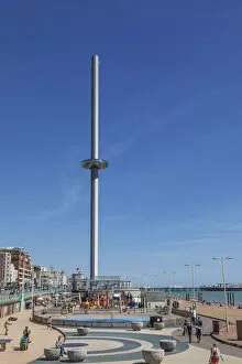 Images Dated 30th September 2020: England, East Sussex, Brighton, Brighton Seafront, The British Airways i360 Viewing Tower