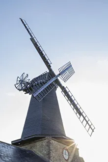 Brighton And Hove Prints: England, East Sussex, Brighton and Hove, Hove, West Blatchington Windmill