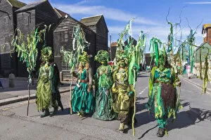 Images Dated 5th September 2019: England, East Sussex, Hastings, The Annual Traditional Jack in the Green Festival aka The
