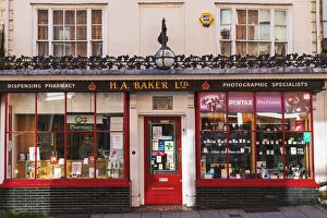 England, East Sussex, Lewes, Shop Front Facade of H.A.Baker Ltd