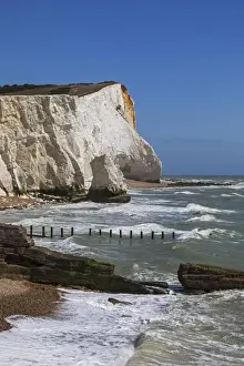 Seaford Prints: England, East Sussex, Seaford, Sleaford Head Cliffs
